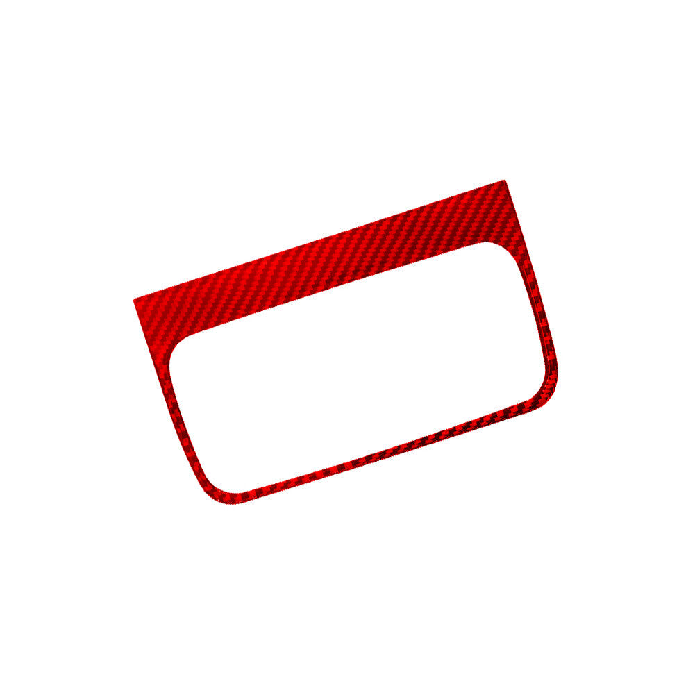 2Pcs Carbon Fiber Lighting Control Frame Cover Trim For 718 2016-2022 v