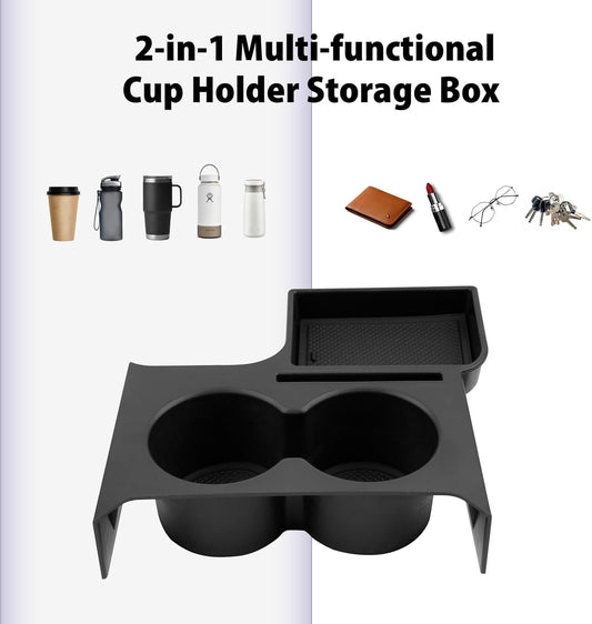  for ford  Maverick XLT 2022-2025 Car Coffee Cup Holder Organizer Tray Storage Box Q
