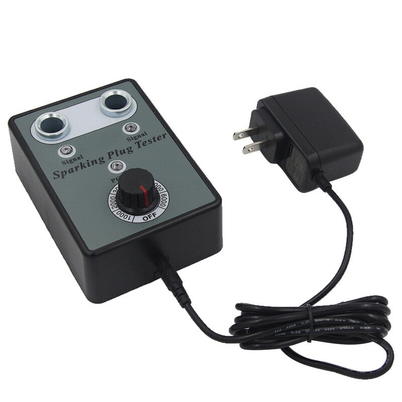 12V Automotive SUV Spark Plug Tester Analysis Adjustable Dual-Hole Ignition Detector Kit n