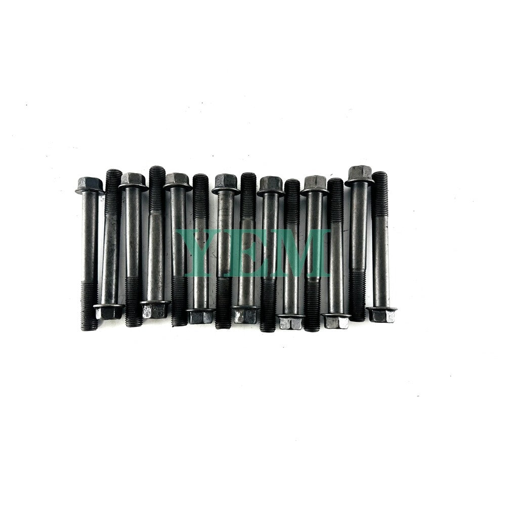 1 Set Engine Head Bolt 14pcs For Yanmar 3TN100 Engine 3TN100 Cylinder Head Bolt