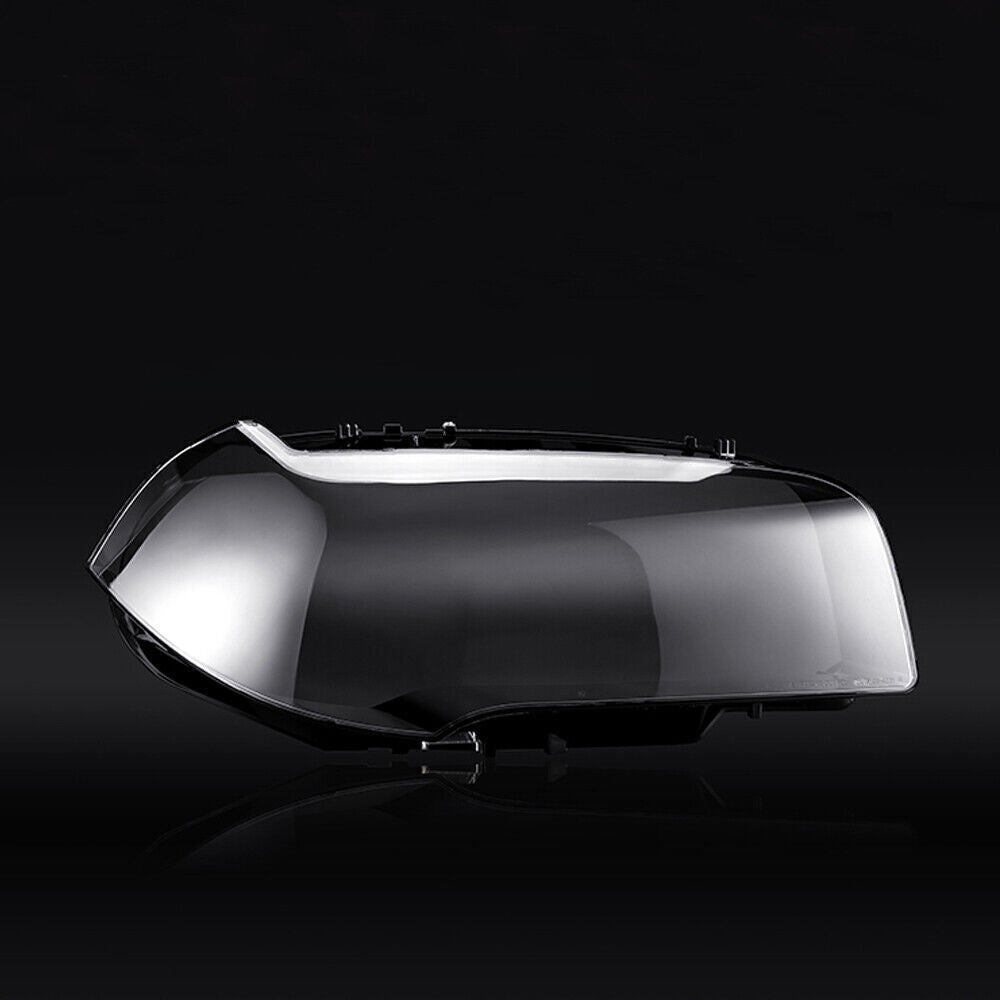 A pair of headlight lens replacement protective covers fits for BMW X3 E83 2004-2010 (2 pieces) Q