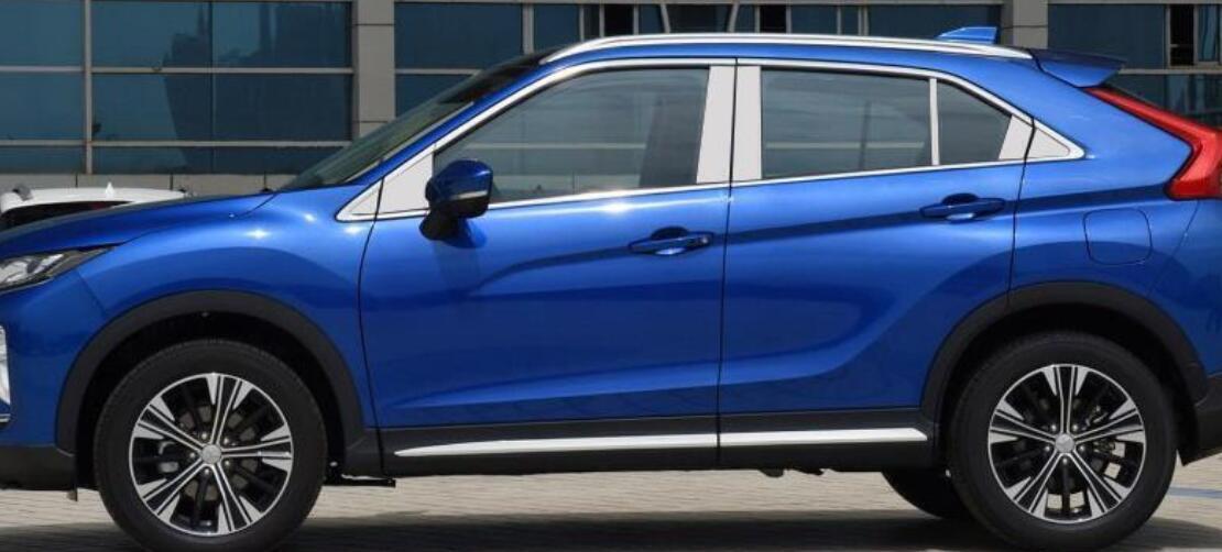 For Eclipse Cross 2020-2023 Chrome Steel Car Window Bc Pillar Cover n
