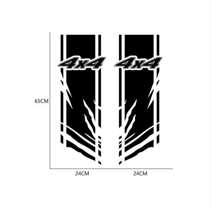 Decal Side Stripes Graphics Vinyl Stickers Fit Pickup Truck Bed Decoration