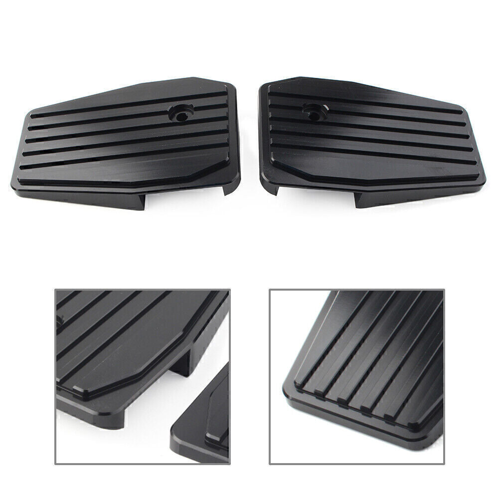 Black Folding Foot Pegs Rest Footpeg Pedal Pad for Honda Rebel 500 CMX500 CMX300