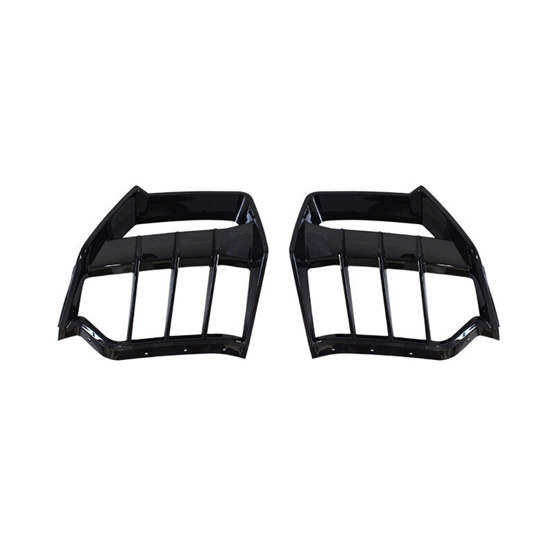 for Corvette C8 Z51 2020-2025 Gloss Black V4 Rear Bumper Diffuser Boiler Add-on