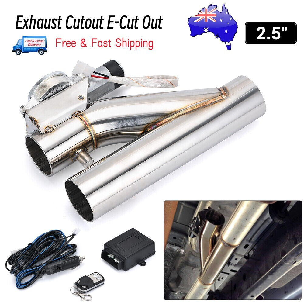 2.5 Downpipe Double Valve Cut Valve Out Double Valve Controller Exhasut Pipe