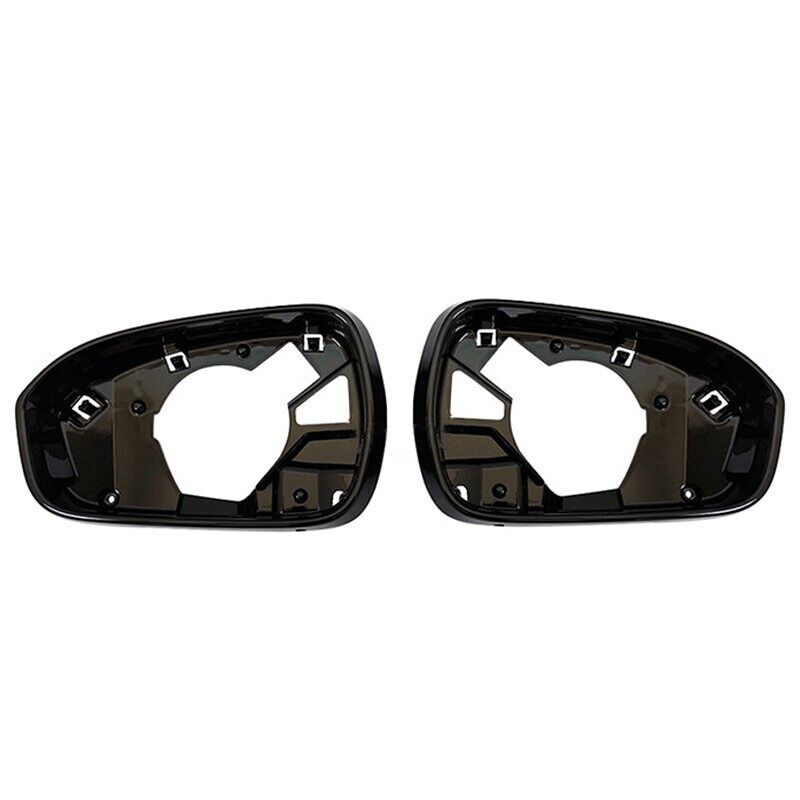 for Ford Fusion 2013 -2020 Pair Glossy black Side mirror frame holder