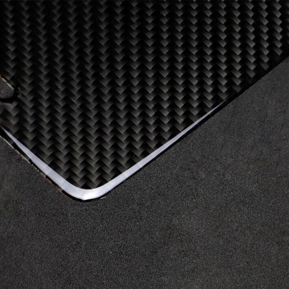 Suitable for C GLC class carbon fiber M-color automotive interior cup holder cover trim - n