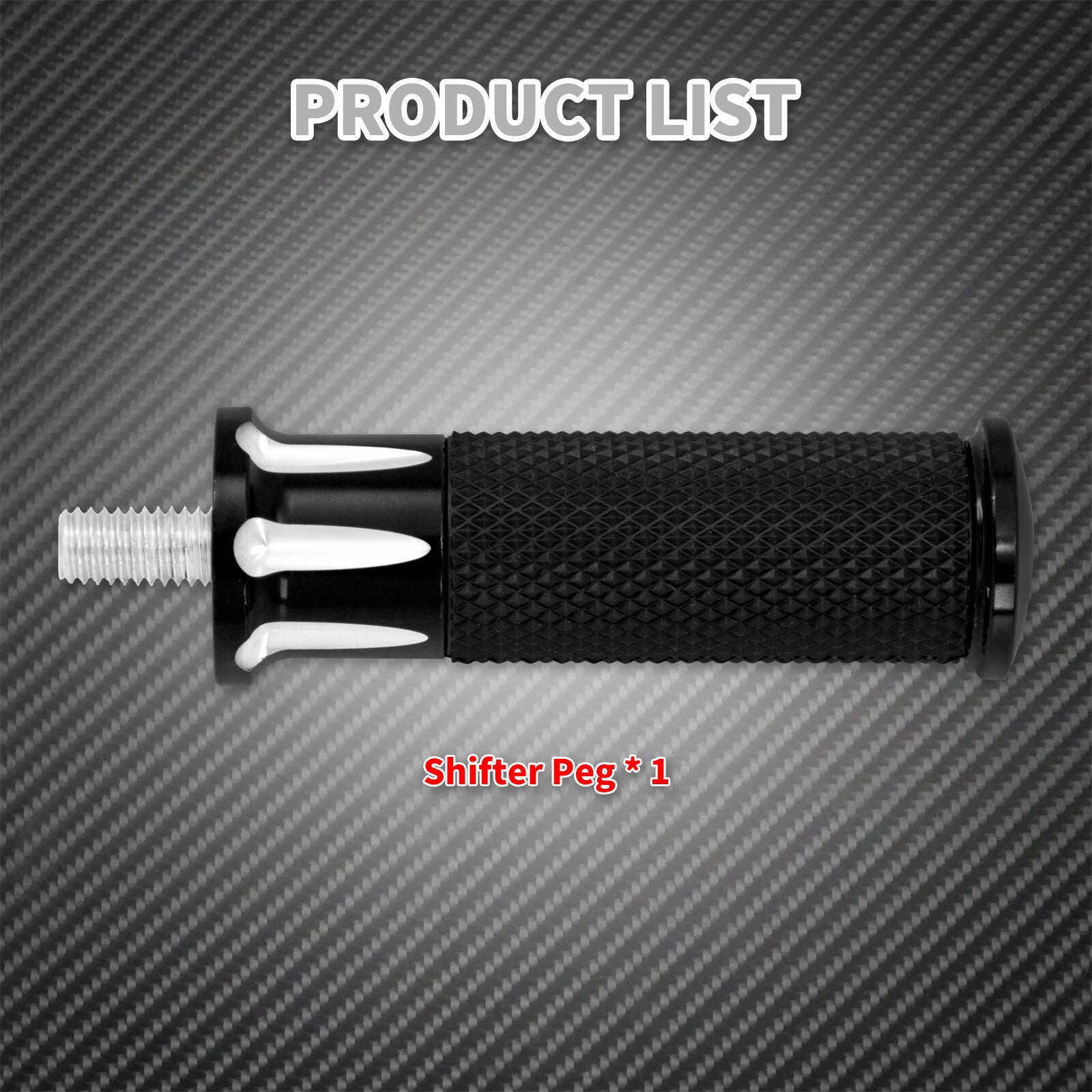 Motorcycle Toe Foot Thread Shift Shifter Pegs Fit for Harley FLH XL Softail Dyna