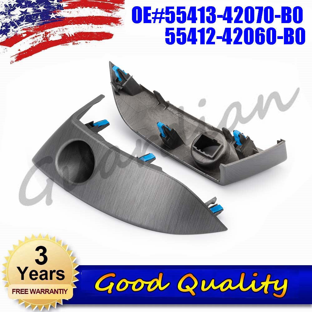 2-piece dashboard center instrument panel trim cover 55413-42070/55412-42060-B0 for Toyota
