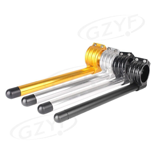 55mm LFork Clip On ons Handle Bars Handlebar Universals 3 Colors Motorcycle Q