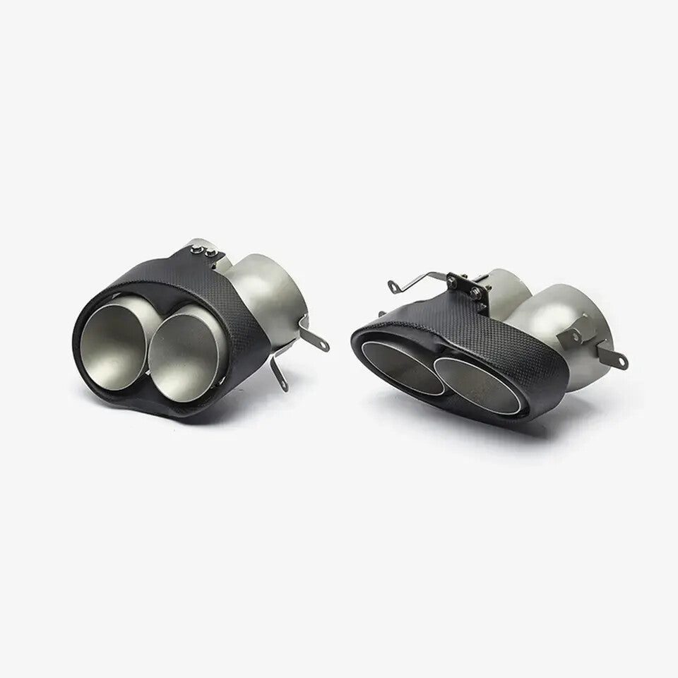Carbon fiber muffler for Audi RS7, RS6, RS5, RS4, and RS3 car exhaust tips? Q