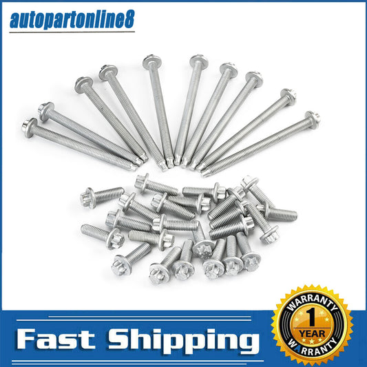 Oil Pan Aluminium Screws Bolt Set for Bmw 230i 430i 530i 740i X1 X3 11132210959 Q