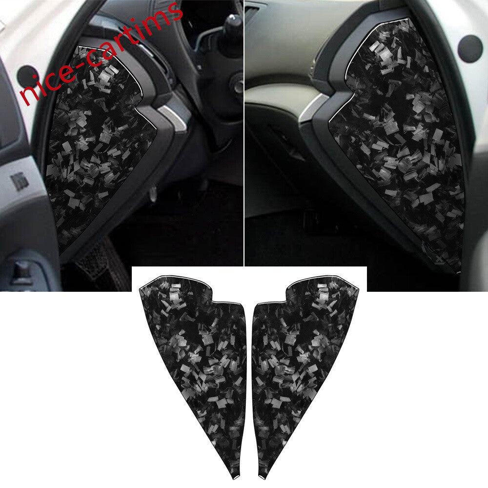 Forged Carbon Fiber Door Buffer Cushion Mat Cover for Infiniti G37 Sedan 2007-09
