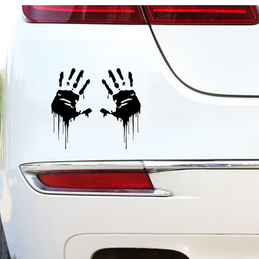 Car Body Stickers Rear Window Decals PVC Exterior Trims Parts Black Sun-proof