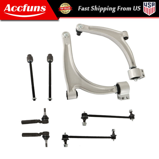 8-Piece Front Tie Stick Rocker Link Control Arm Kit for 2004-2012 Malibu n
