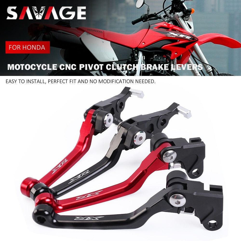 XR LOGO CNC Long Pivot Clutch Brake Levers for HONDA XR150L 2023 2024 Q