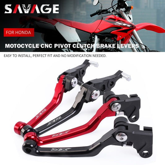 XR LOGO CNC Long Pivot Clutch Brake Levers for HONDA XR150L 2023 2024 Q
