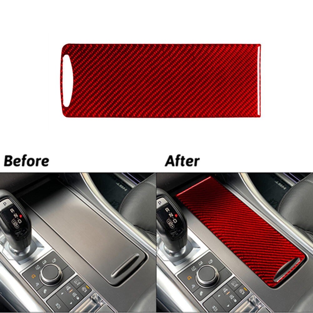 For 6Series E63 E64 04-07 Carbon Fiber Automatic Gear Shift Panel Cover Trim v