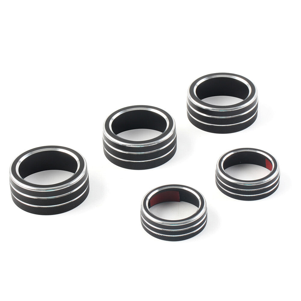 Control Switch Knob Ring Cover Trim Fit for Honda Accord 10th Generation 18-22 Black