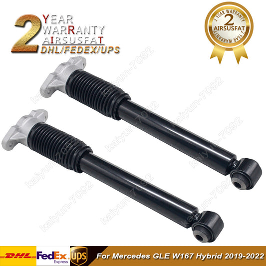 2pcs for Mercedes GLE W167 Hybrid 2019-2022 Rear Shock Absorber Struts W/O ADS