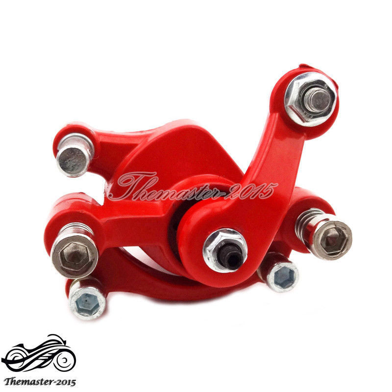 for Mini Dirt Bike Rear Disc Brake Caliper Red For 97cc 2.8HP DB30 Baja Doodle Bug Q