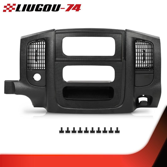 Suitable for 2002-2005 for Dodge for Ram 1500 2500 3500 Dash radio bezel AC vent panel trim