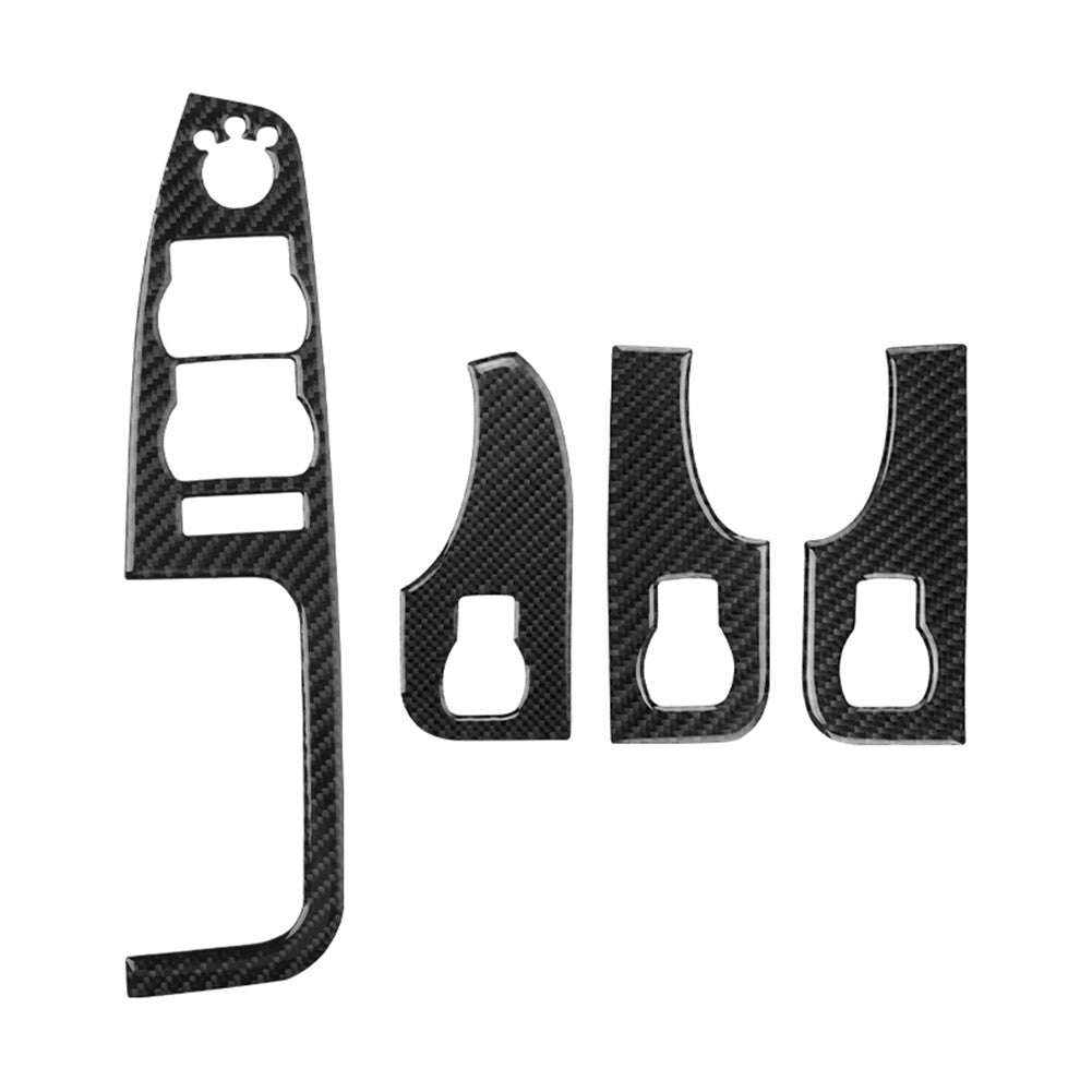 Carbon Fiber Center Air Vent Outlet Decorative Cover Trim for Volvo V60 2010-17 v