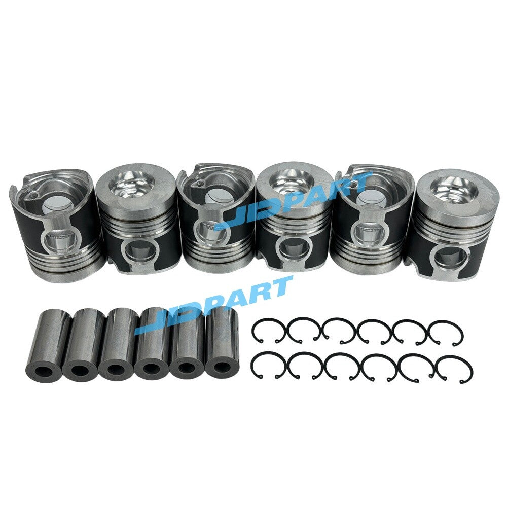 Premium 6-piece BF6L913 piston kit 02236683 for Deutz engine parts -