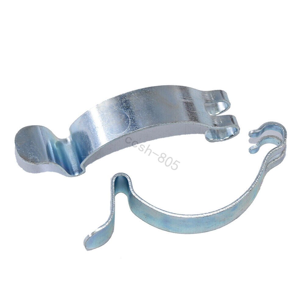 2 Pcs Silver Car Air Filter Cleaner Housing Box Lid Spring Clip Clamp for Toyota