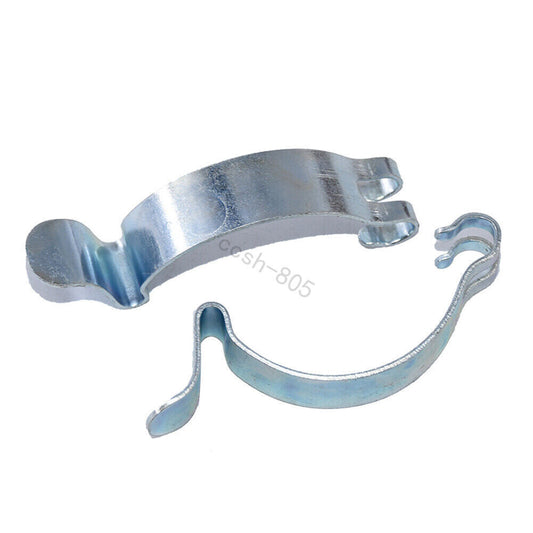 2 Pcs Silver Car Air Filter Cleaner Housing Box Lid Spring Clip Clamp for Toyota