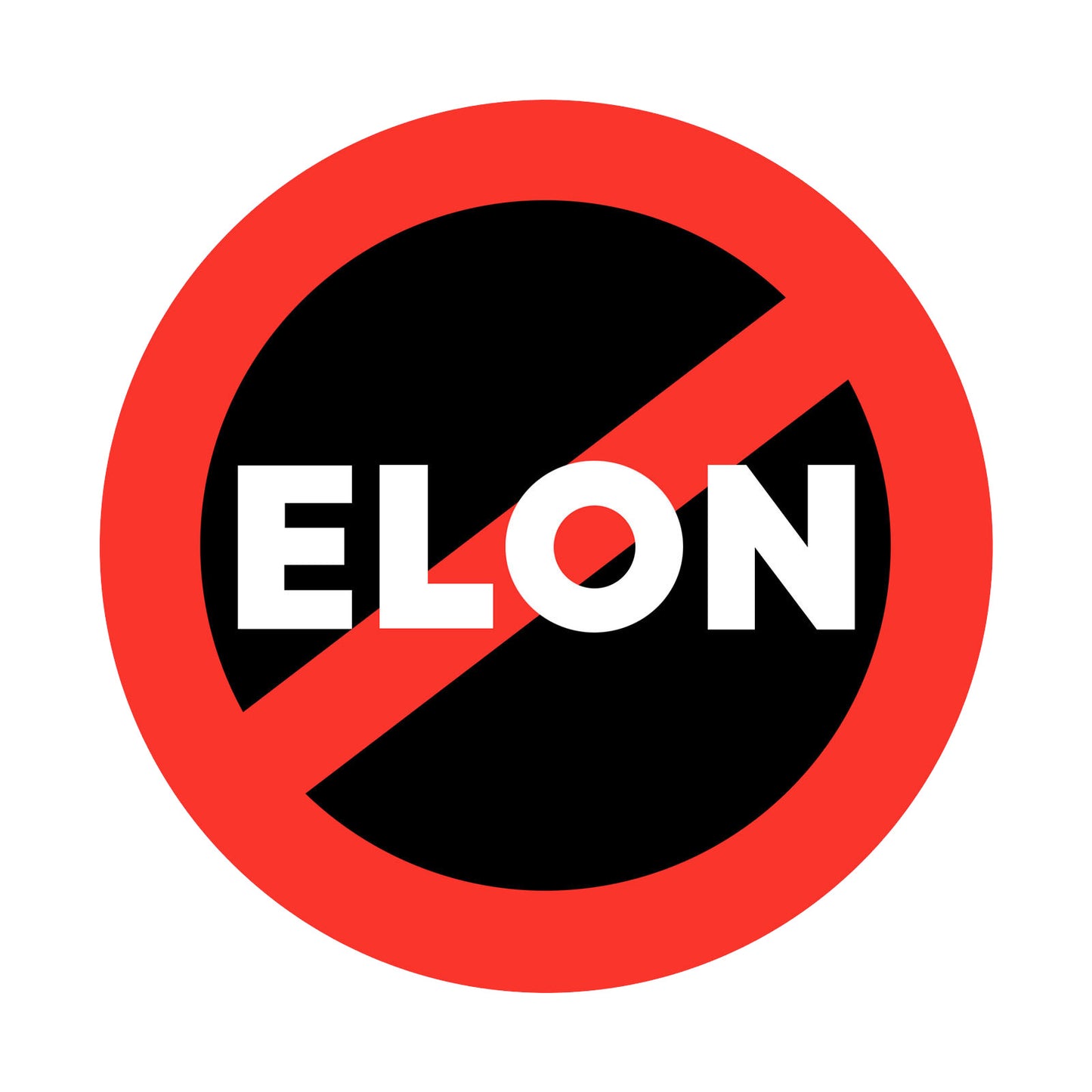 4 Anti Elon Bumper Stickers,No Elon Sticker,Waterproof Window Bumper Stickers