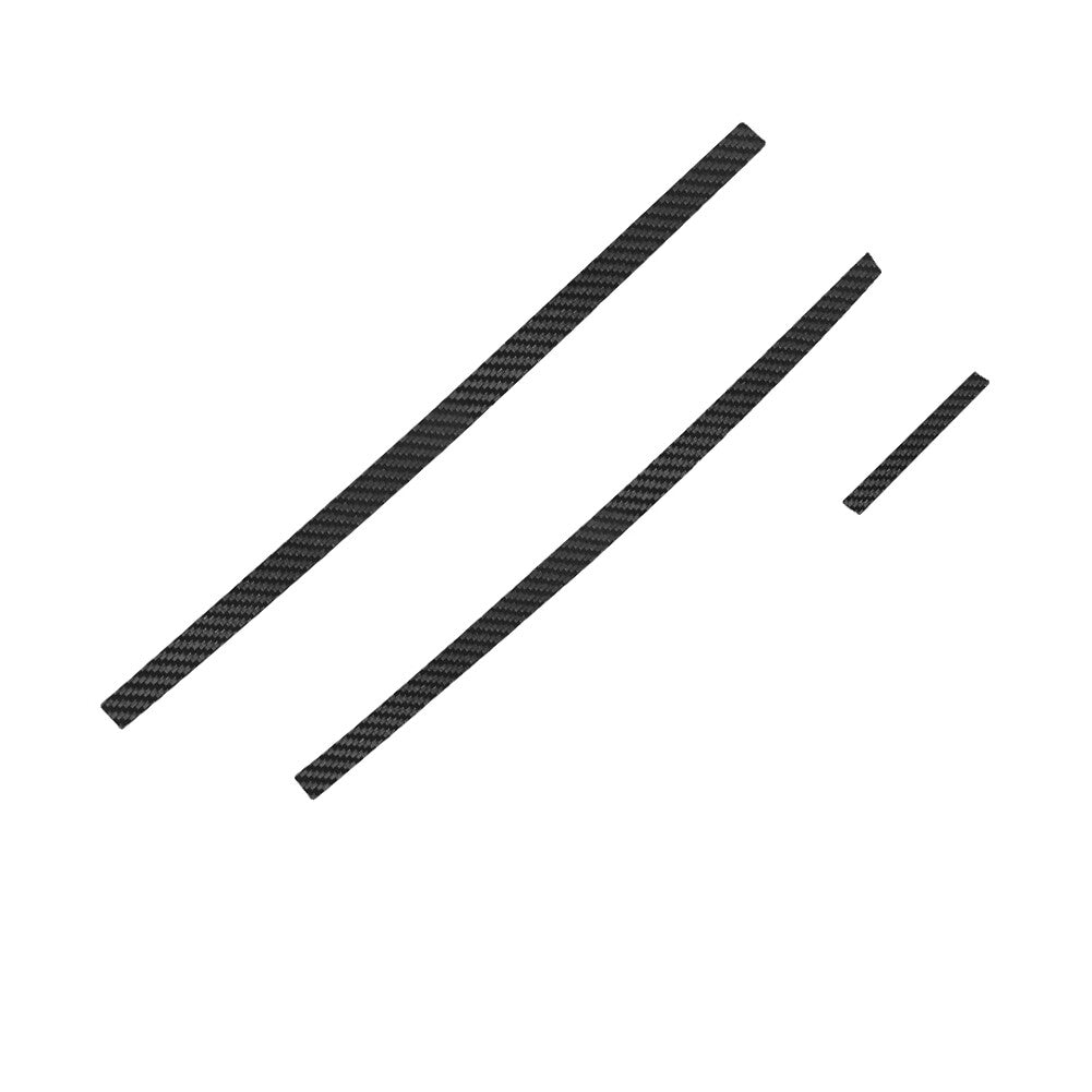 Carbon Fiber Gear Shifter Side Trim Strip Panel For Explorer 2011-2014 Red v