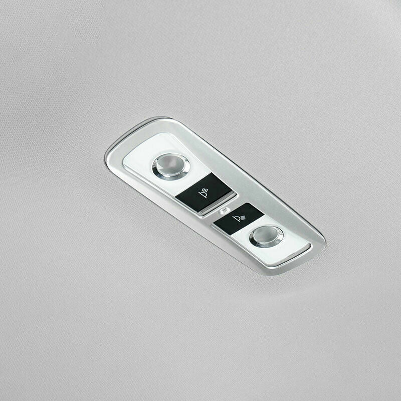 Front Rear Reading Lamp Frame Cover Trim for Honda CR-V 2017-2022 Matte Silver