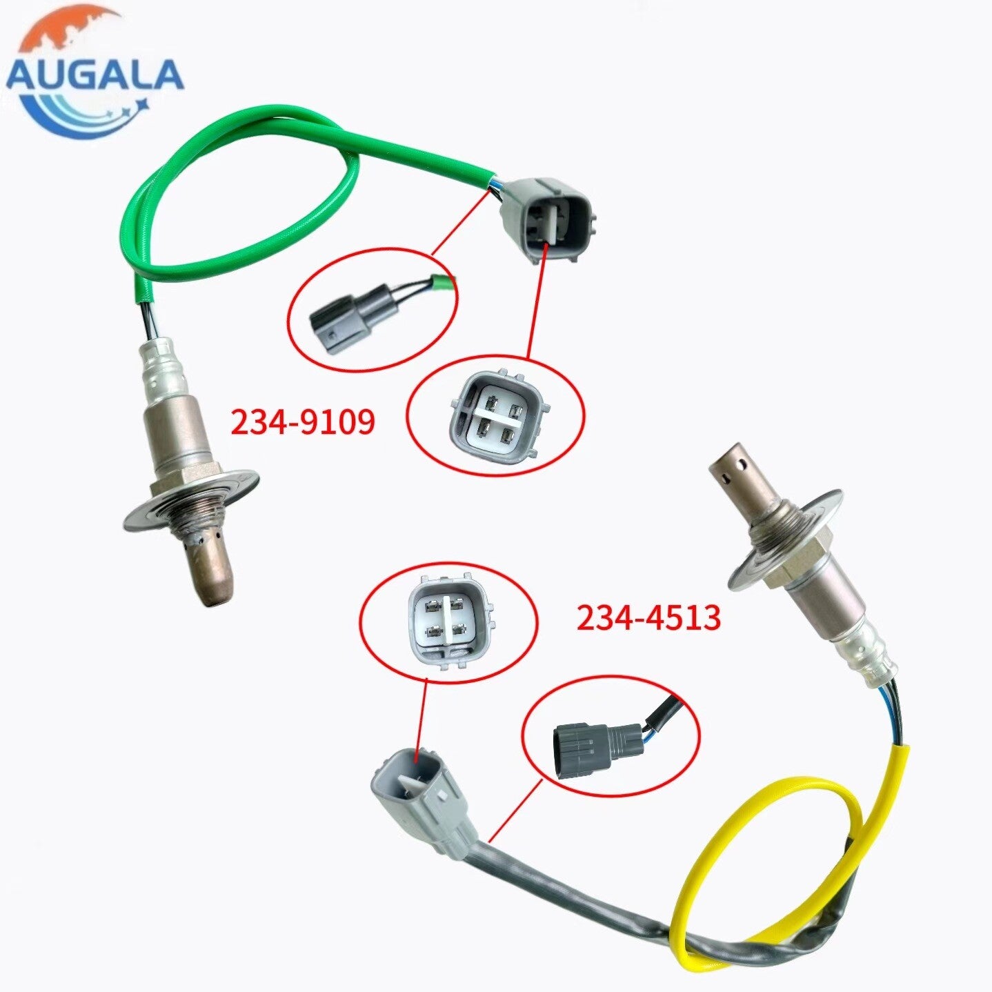 2Pcs Upstream+Downstream Oxygen O2 Sensor For 2012-2014 for Subaru Impreza 2.0L Q