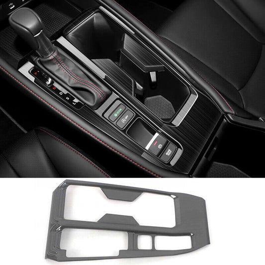 for Honda Accord 2023-2024 Black steel Inner Gear Shift Panel Frame Cover Trim