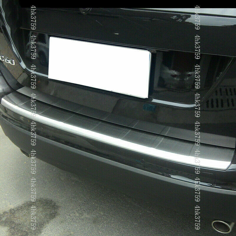 for volvo XC60 2014-2017 Inner+Outer Rear Bumper Protector Sill plate Cover 2Pcs
