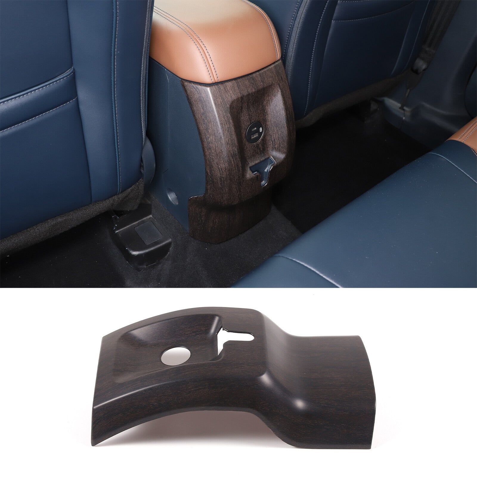 Carbon Fiber Door Handle Cover 8pcs Keyhole Trim for 4Runner 10-23- v