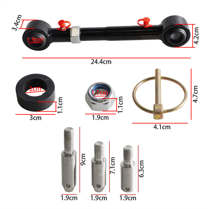 Adjustable Front Sway Bar Links Disconnects for 2007-2018 for Jeep for Wrangler JK JKU Q