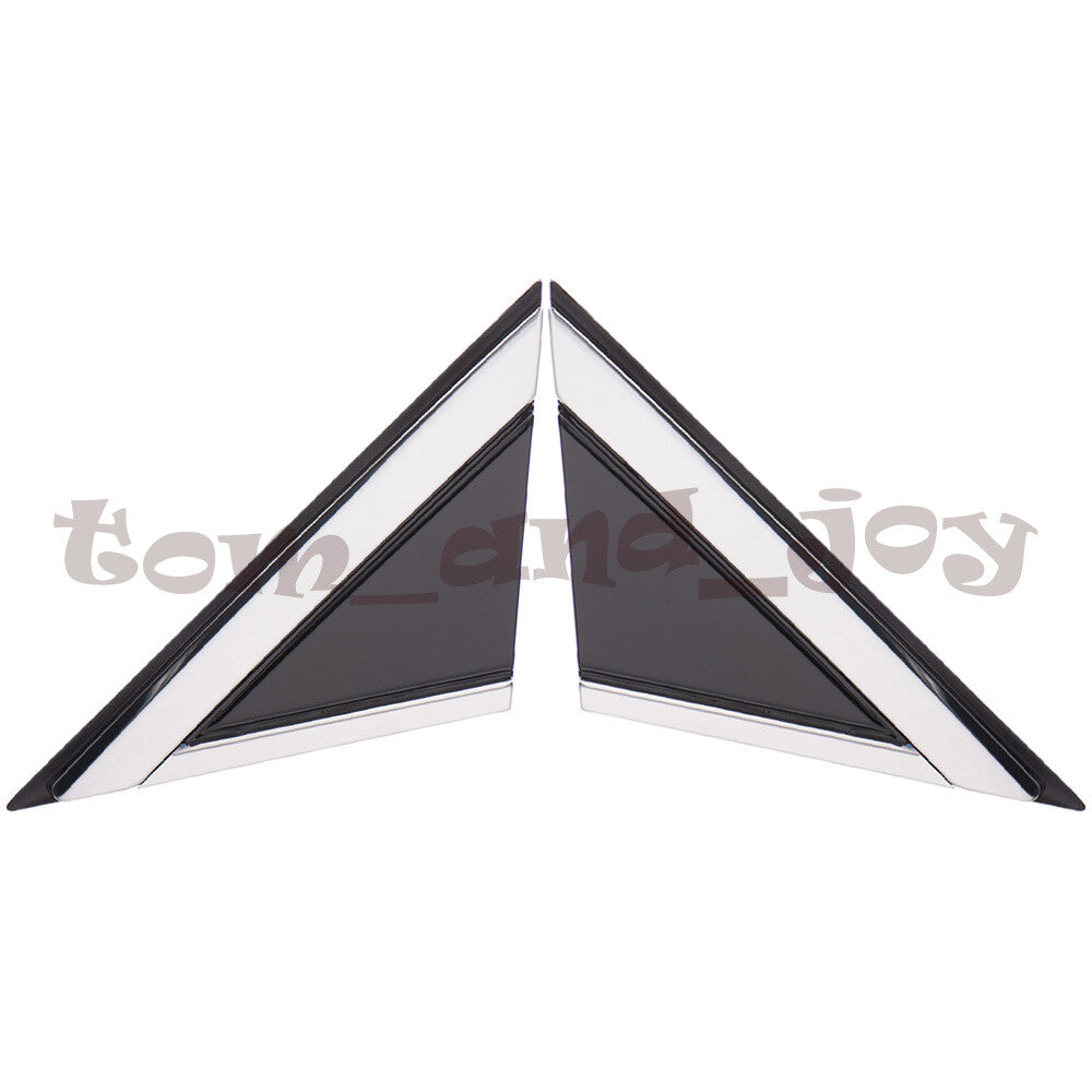 2pcs Front Left Right for Cadillac SRX Mirror Corner Triangle Molding Fender
