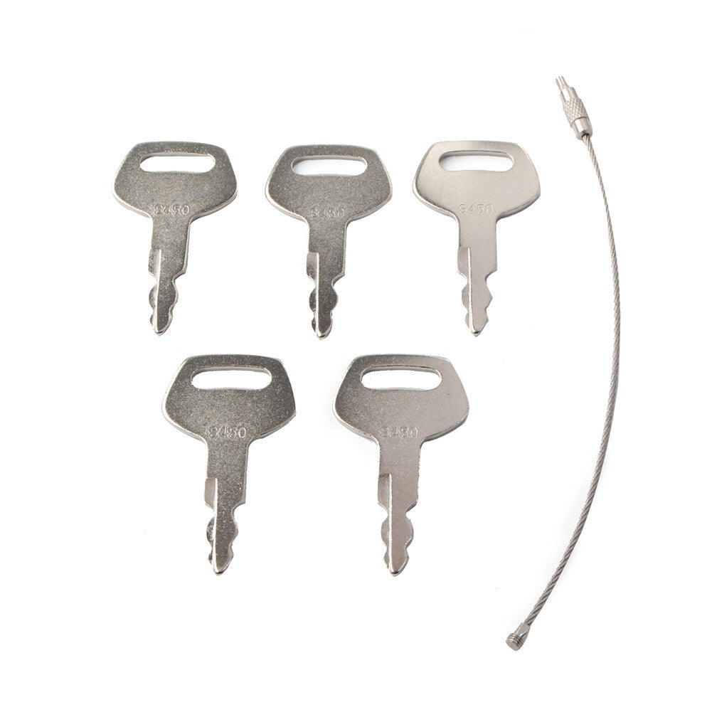 5PCS Ignition Key S450 For Sumitomo For JCB Excavator Heavy Equipment KHR20070