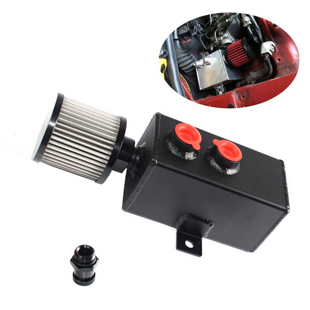 Universal Aluminum 1L Oil Can with Air Filter Quartet Breathable Auxiliary Tank