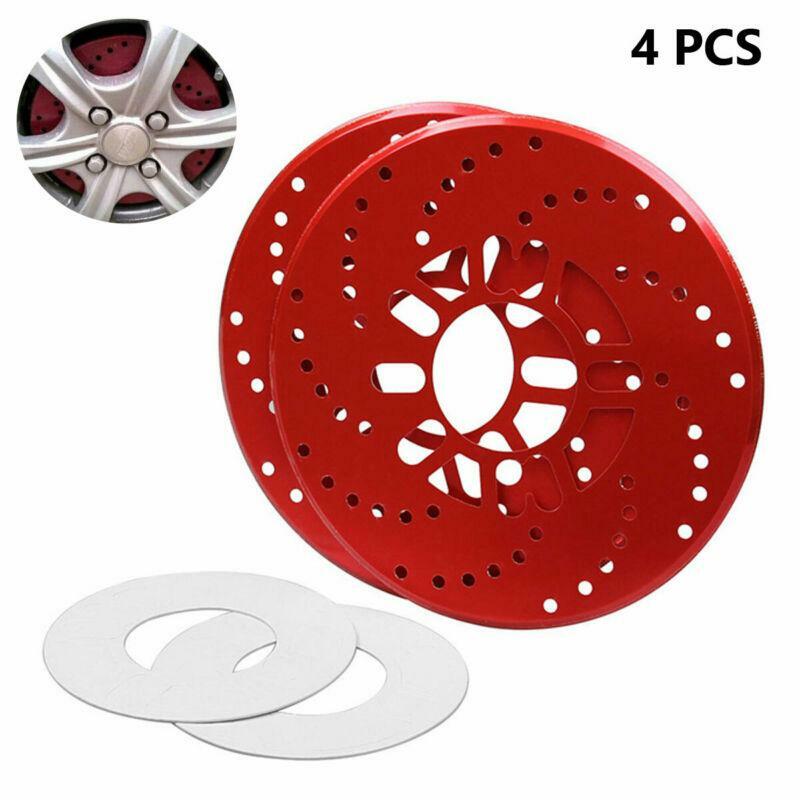 4PCS of decorative rotor cross drill for automotive aluminum alloy wheel brake disc covers n