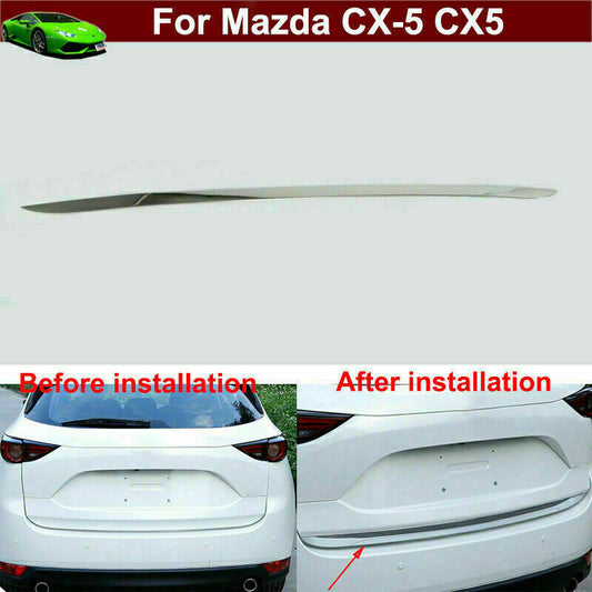 for Mazda CX-5 2017-2021 Chrome Tailgate Door Rear Trunk Lid Strip Trim Molding
