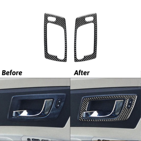 Red Carbon Fiber Center Control Water Cup Panel Cover Trim For 370Z 09-20 v