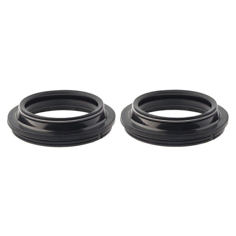2PCS 43X54MM Motorcycle Front Fork Damper Shock Absorber Fork Black Dust Seals
