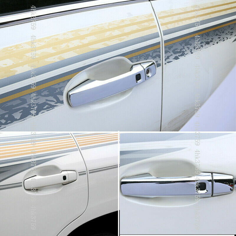 for Toyota for Land Cruiser LC200 2008-2015 Chrome Exterior Door Handle Cover Trim