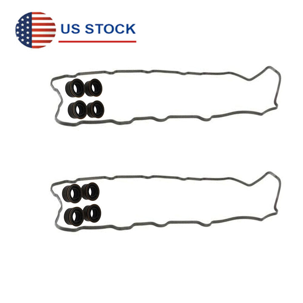 For 2007-2017 for Lexus LS460 LS600h Engine Valve Cover Gaskets Spark Plug Seals Set Q