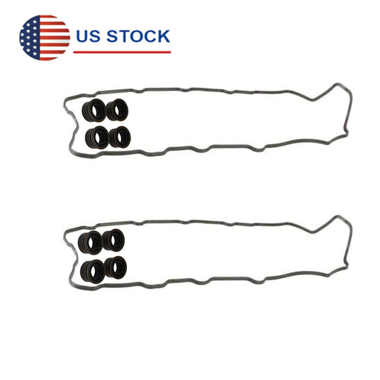 For 2007-2017 for Lexus LS460 LS600h Engine Valve Cover Gaskets Spark Plug Seals Set Q