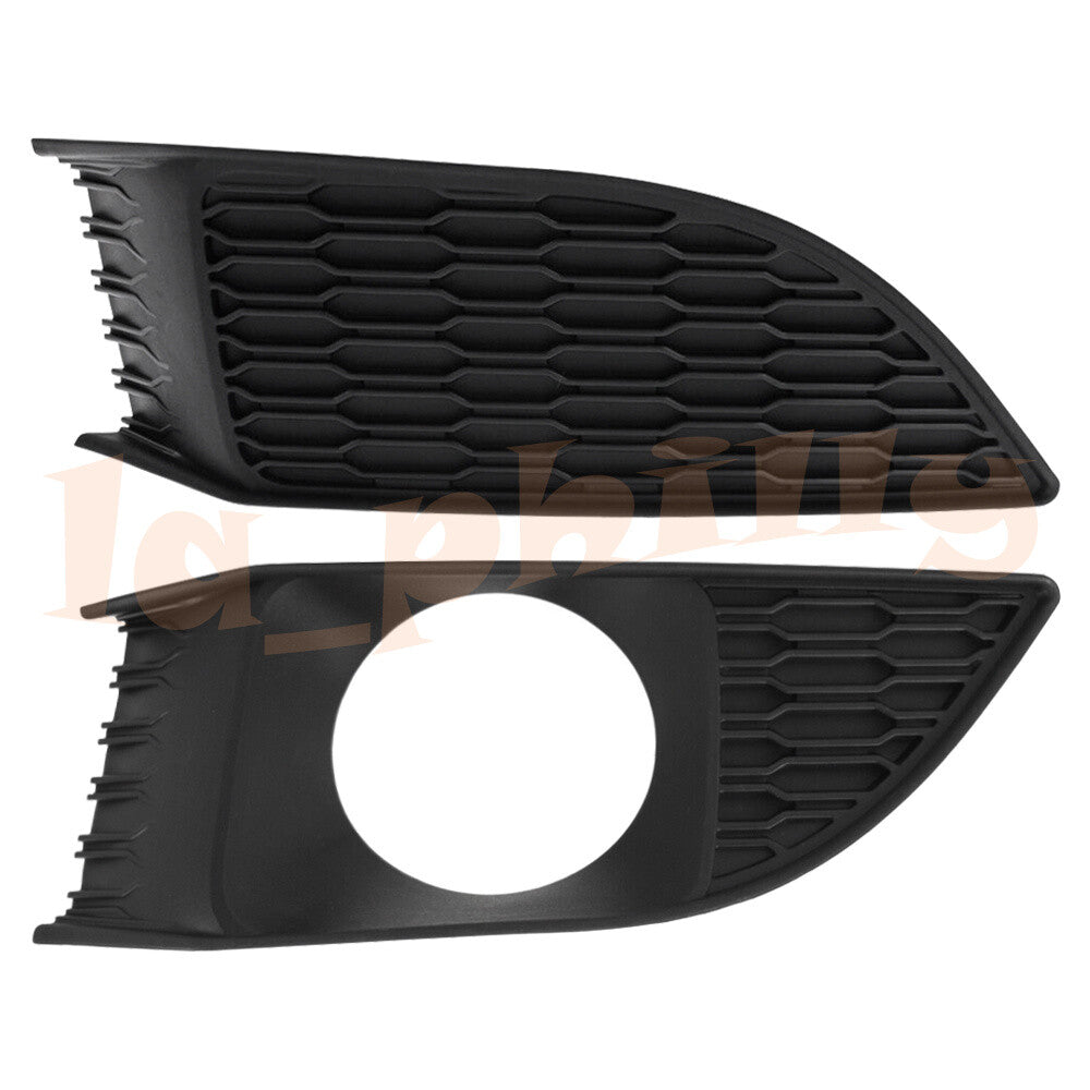Pair Fit for 2011-14 for Dodge for Charger Right + Left Side Bumper Grille Bezel Insert